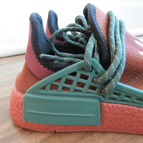 PHARRELL X ADIDAS NDM Hu Human Race Chocolate Sneaker Shoes - Men's Size US 7.5 - Picture 3 of 15